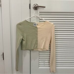 Princess Polly two tone knit cardigan